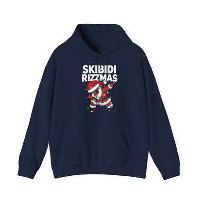 Skibidi Rizzmas Santa Dab Hoodie