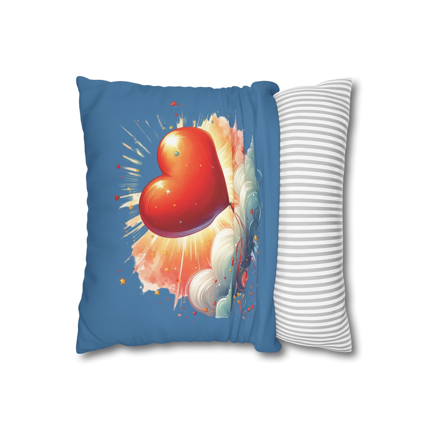 Sunlit Love In The Clouds Cushion Cover