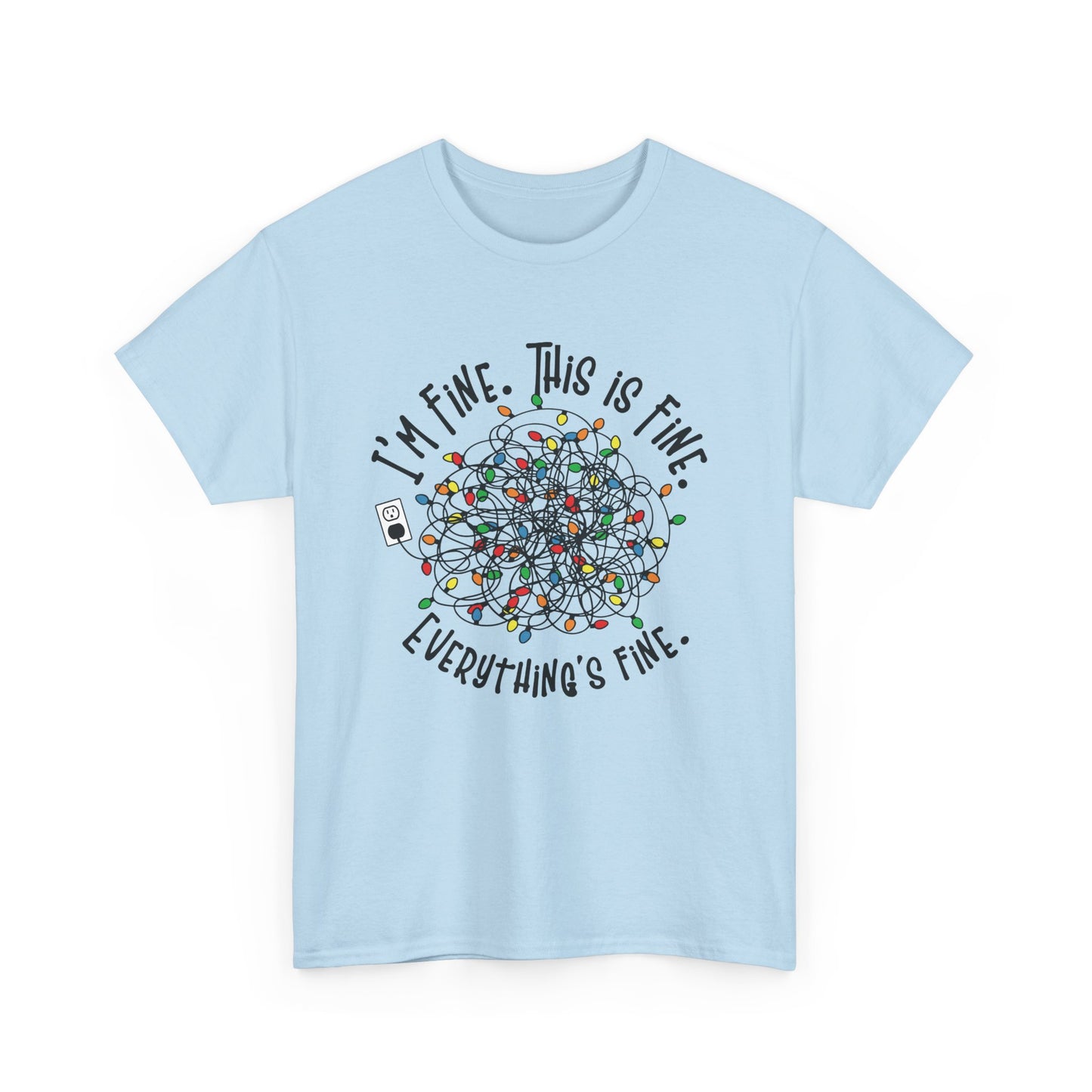 Tangled Tantrum Christmas Lights T-Shirt