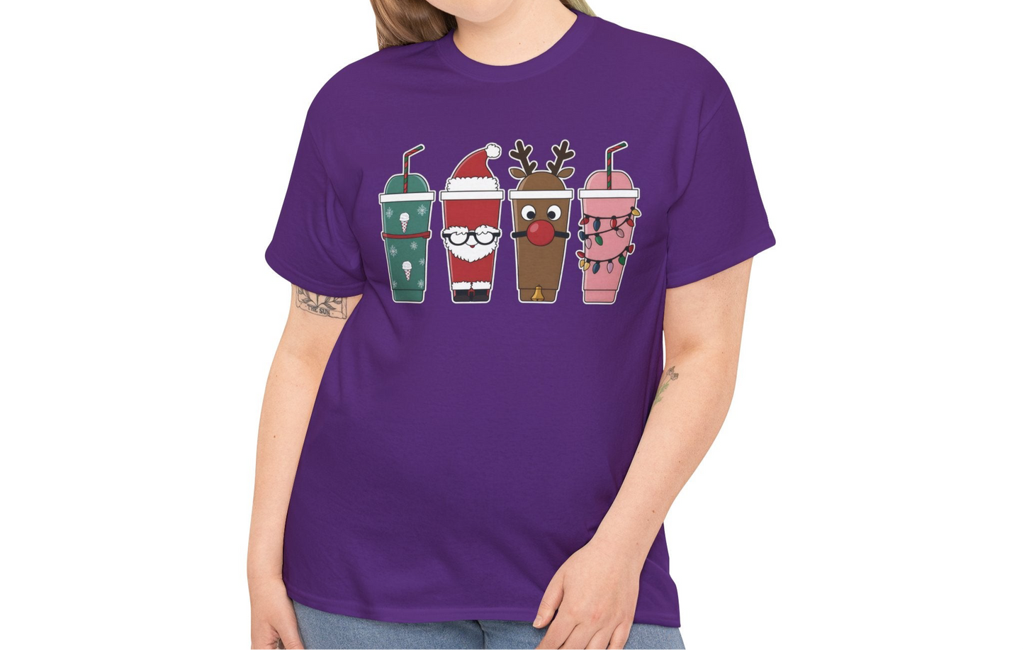 Christmas Vibes Iced Coffee T-Shirt