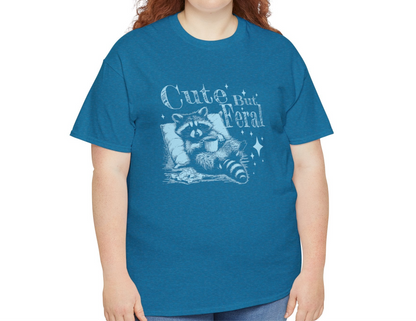 Cute But Feral Racoon T-Shirt