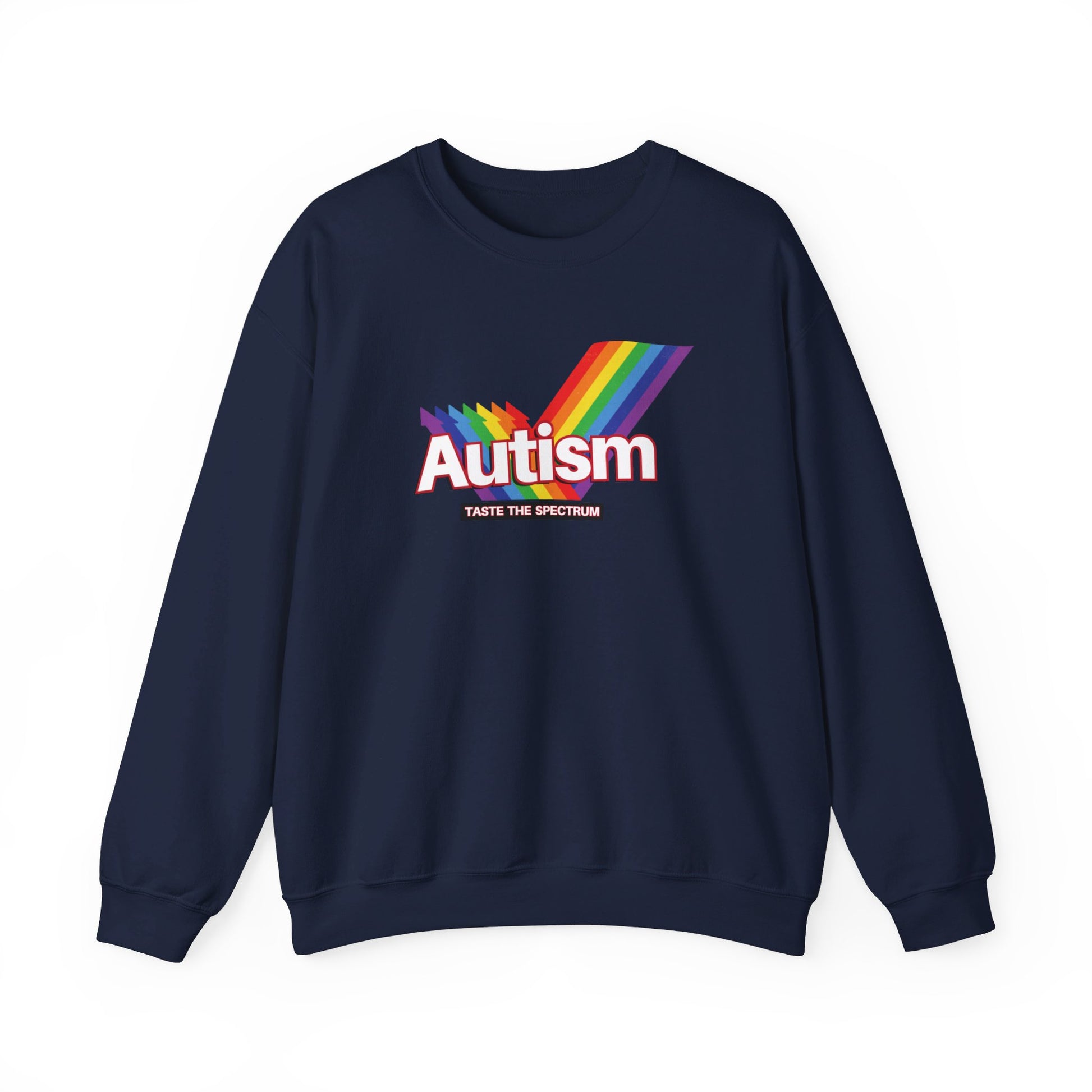 Autism Skittles Brand Parody Sweatshirt - Vivid Divergence