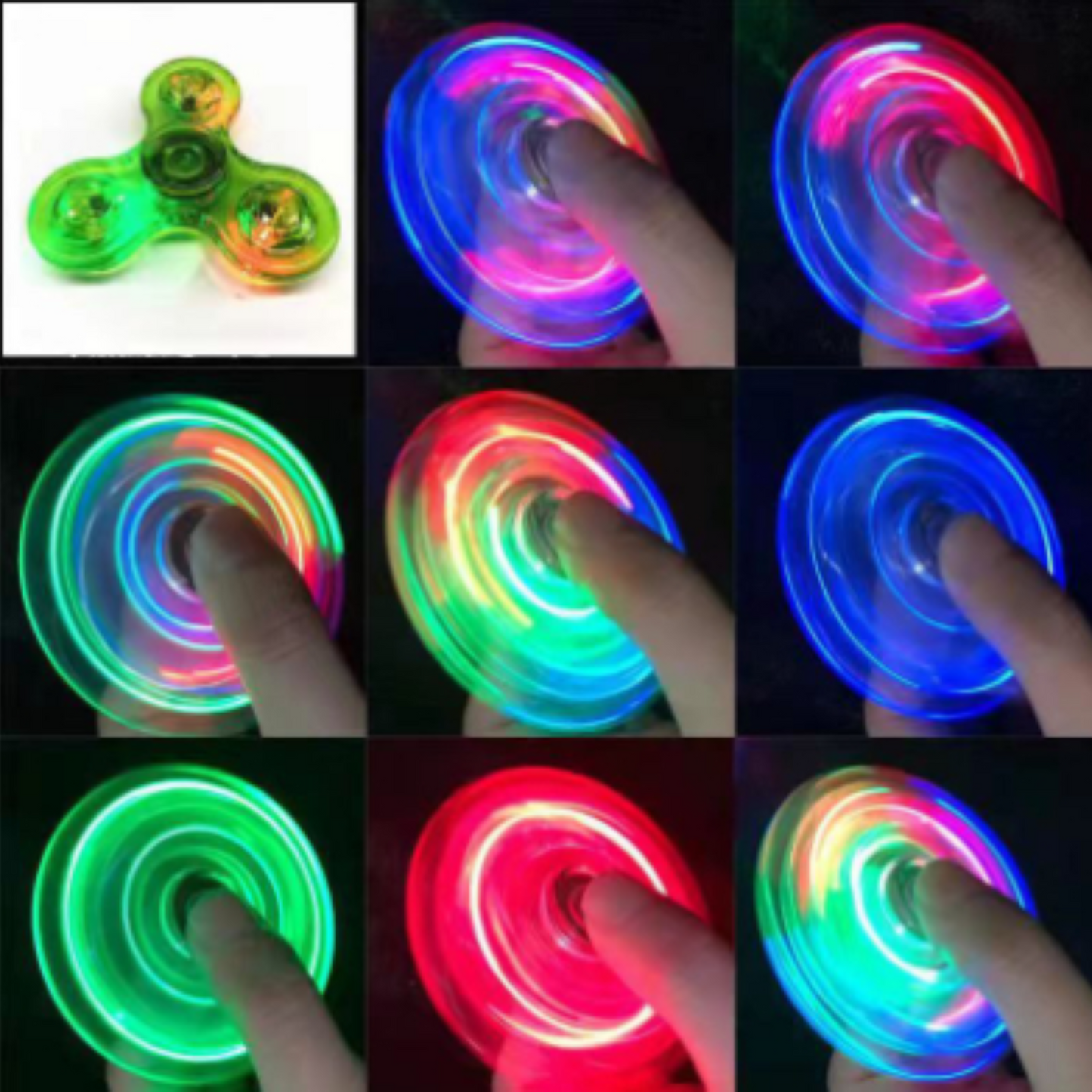 LED Light-Up Fidget Spinner