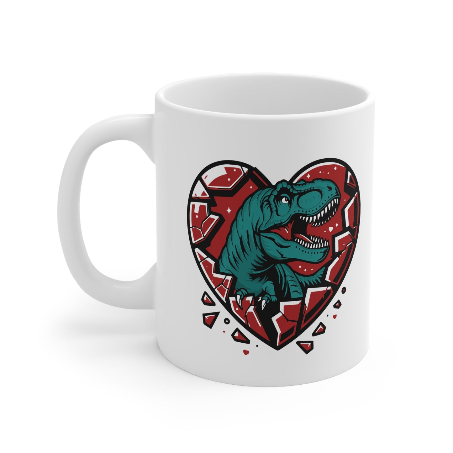 Jurassic Heart Mug