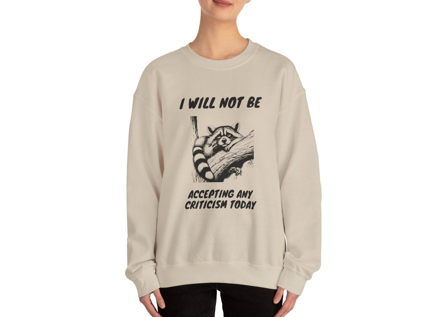 Not Accepting Criticism Today Sweatshirt