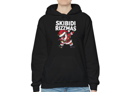 Skibidi Rizzmas Santa Dab Hoodie