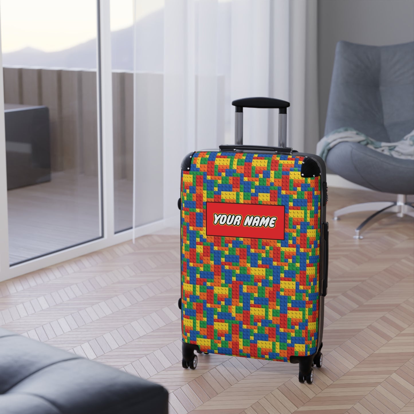 Lego Inspired Suitcase