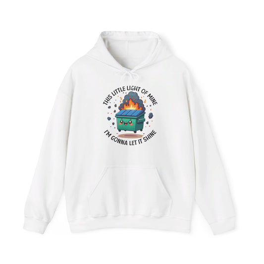 Shine On, Dumpster Fire Hoodie - Vivid Divergence