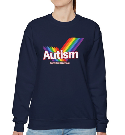 Autism Skittles Brand Parody Sweatshirt - Vivid Divergence