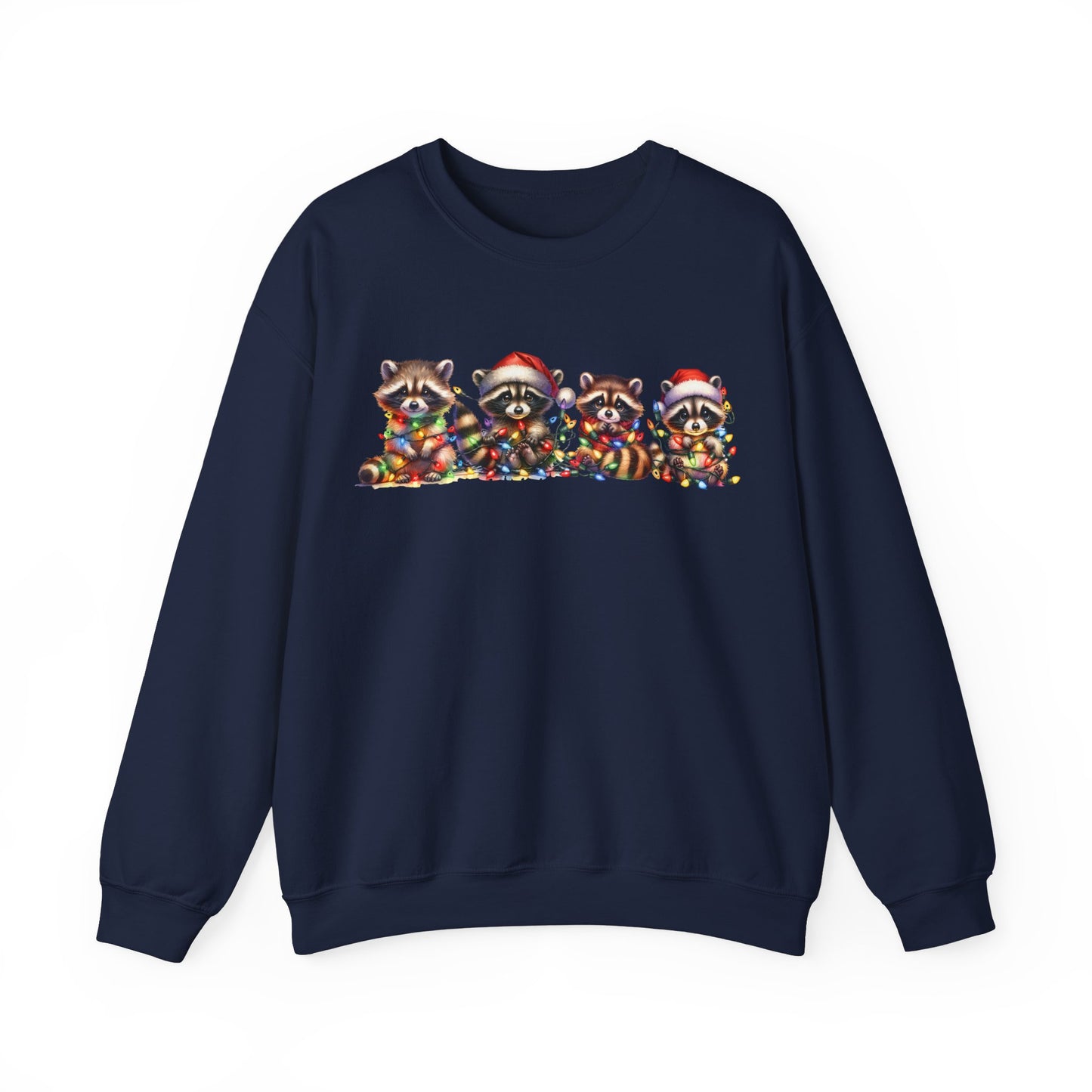 Festive Raccoon Christmas Chaos Sweatshirt