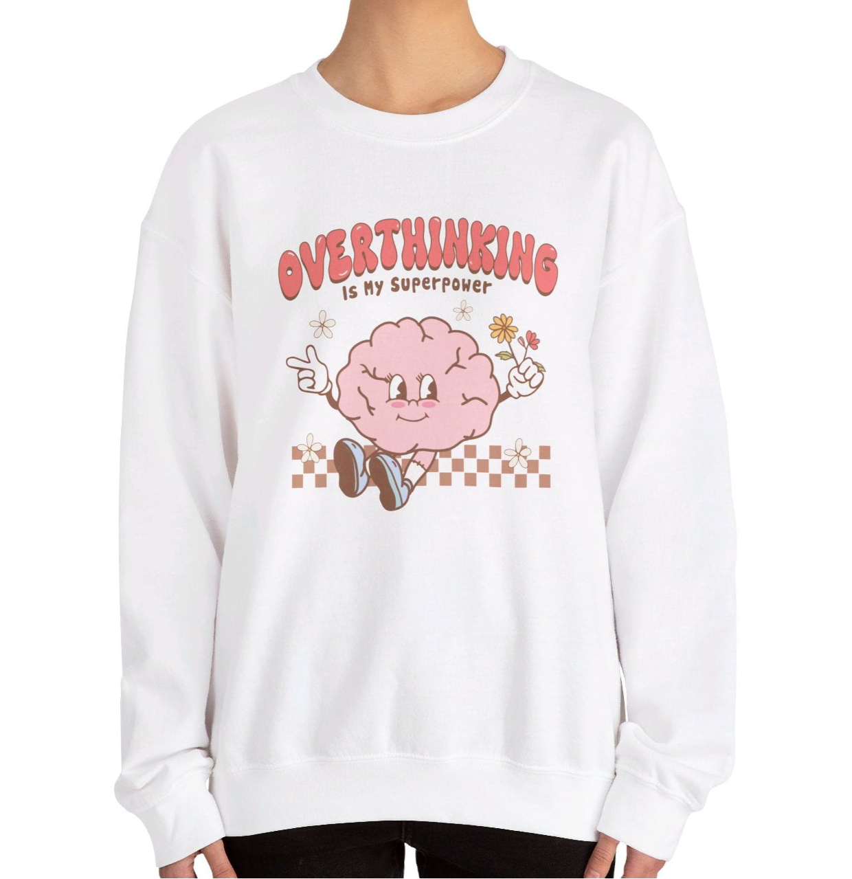 Overthinking is My Superpower Sweatshirt - Vivid Divergence