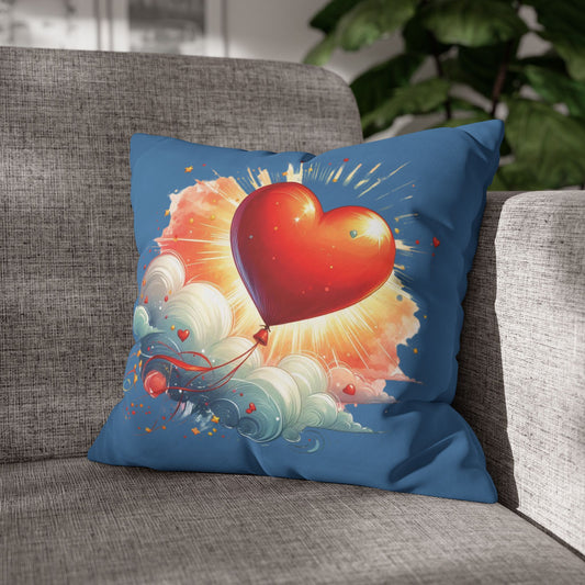 Sunlit Love In The Clouds Cushion Cover