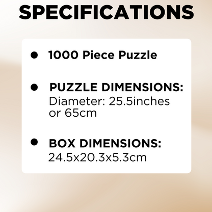 Focus Flow Round Puzzle Series - 1000 Pieces