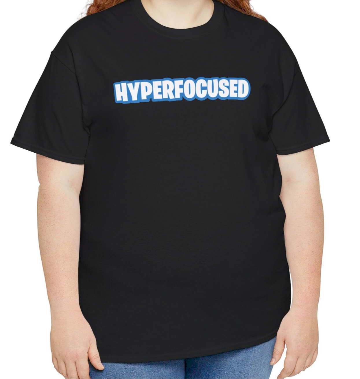 Hyperfocused Fortnite Parody T-Shirt - Vivid Divergence