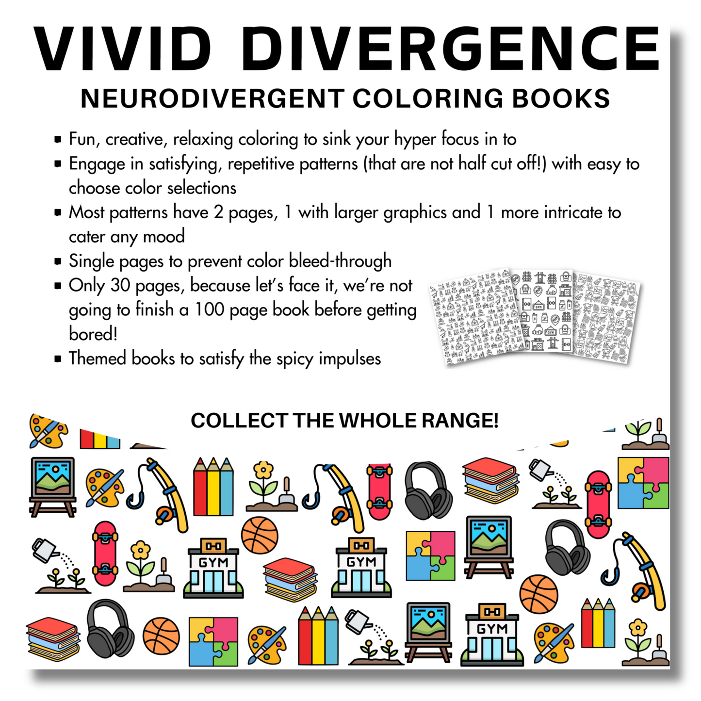 Neurodivergent Coloring Books | The Hobby Graveyard