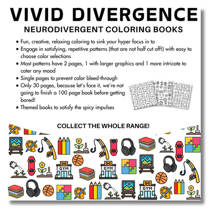 Neurodivergent Coloring Books | The Hobby Graveyard