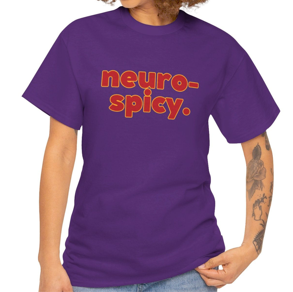 Neuro-Spicy Retro T-Shirt - Vivid Divergence