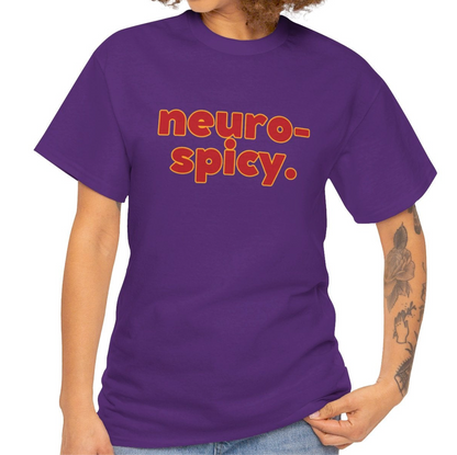 Neuro-Spicy Retro T-Shirt - Vivid Divergence