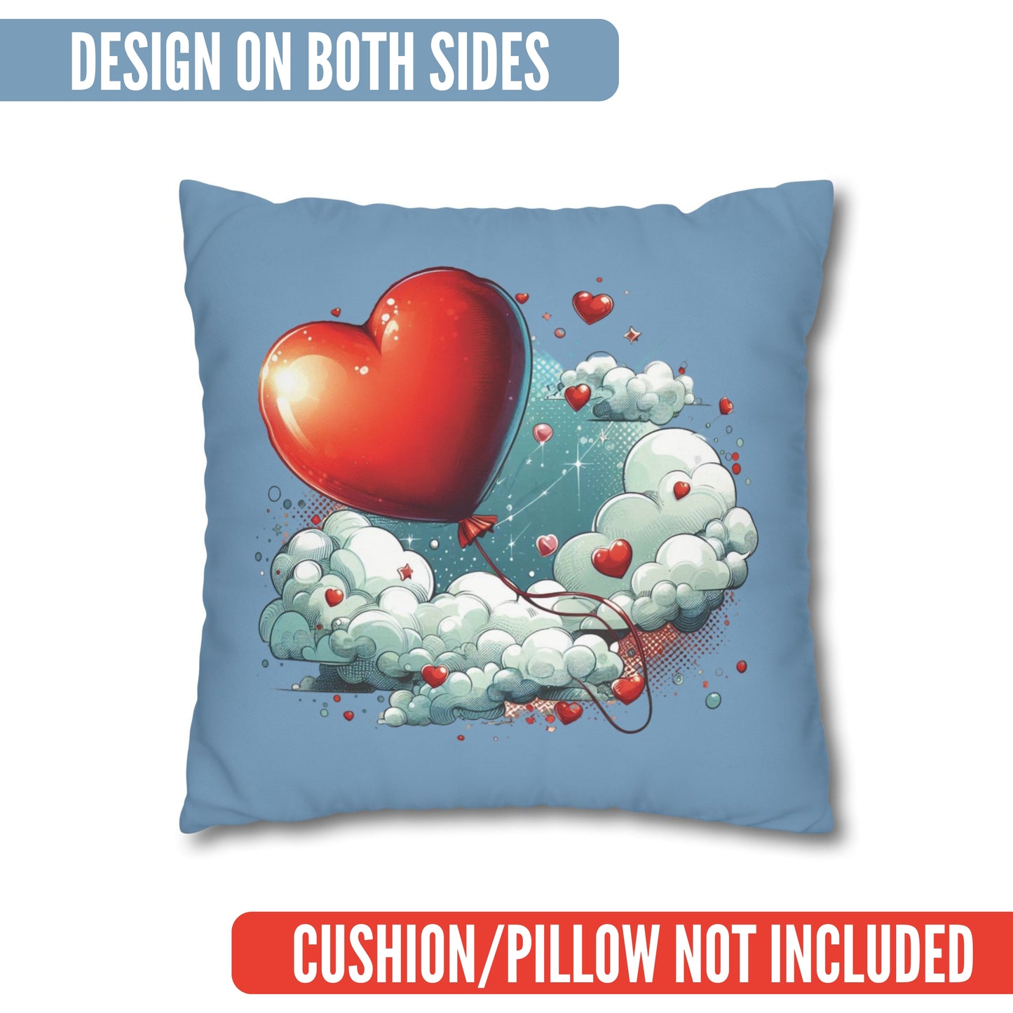 Dreamy Love In The Clouds Cushion Cover