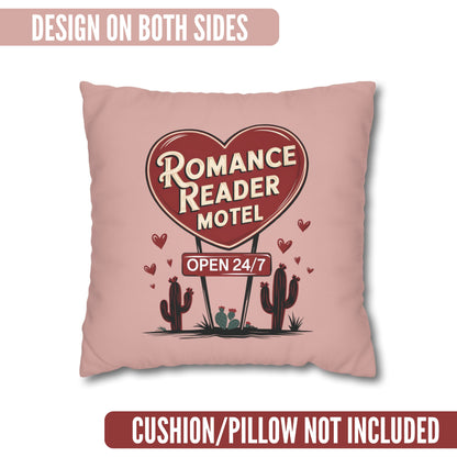 Romance Reader Motel Cushion Cover