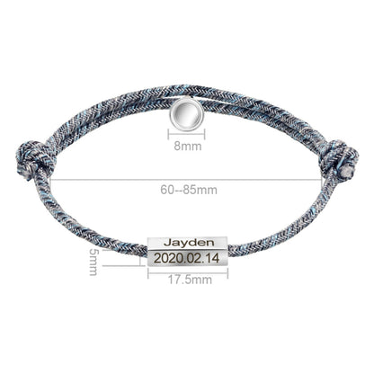 Magnetically Connected | Pair of Customizable Magnetic Bracelets for 2