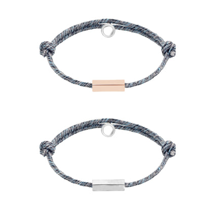 Magnetically Connected | Pair of Customizable Magnetic Bracelets for 2