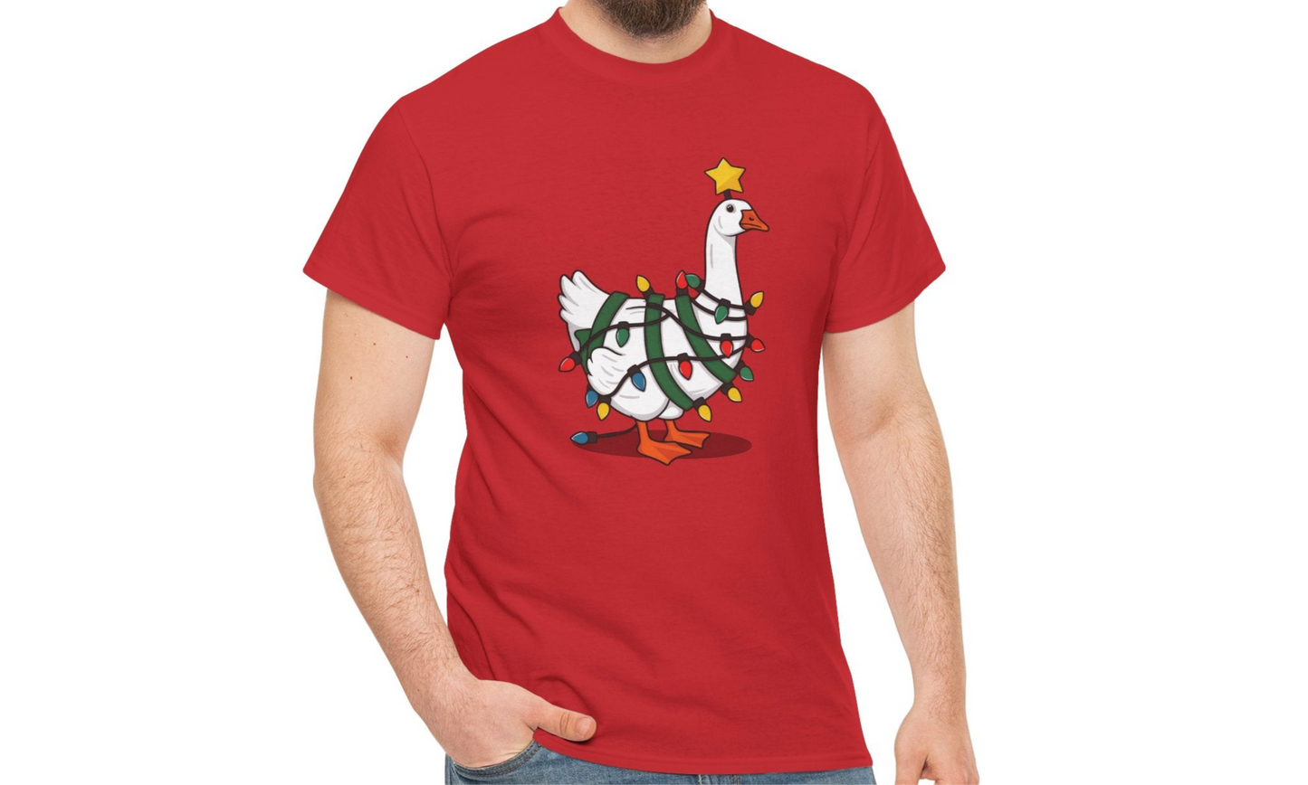 Christmas Goose on the Loose T-Shirt