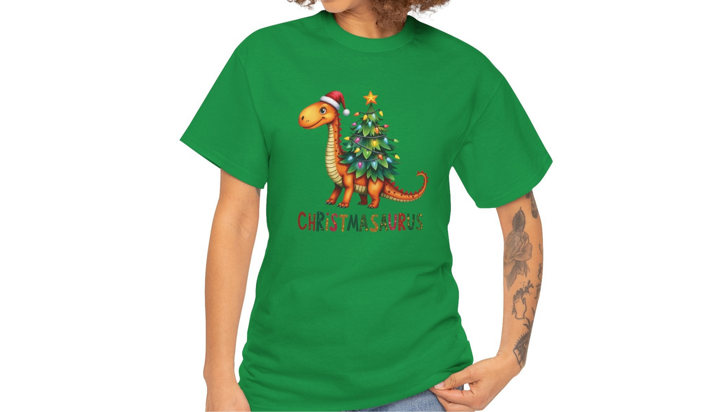 ChristmaSaurus Dinosaur T-Shirt