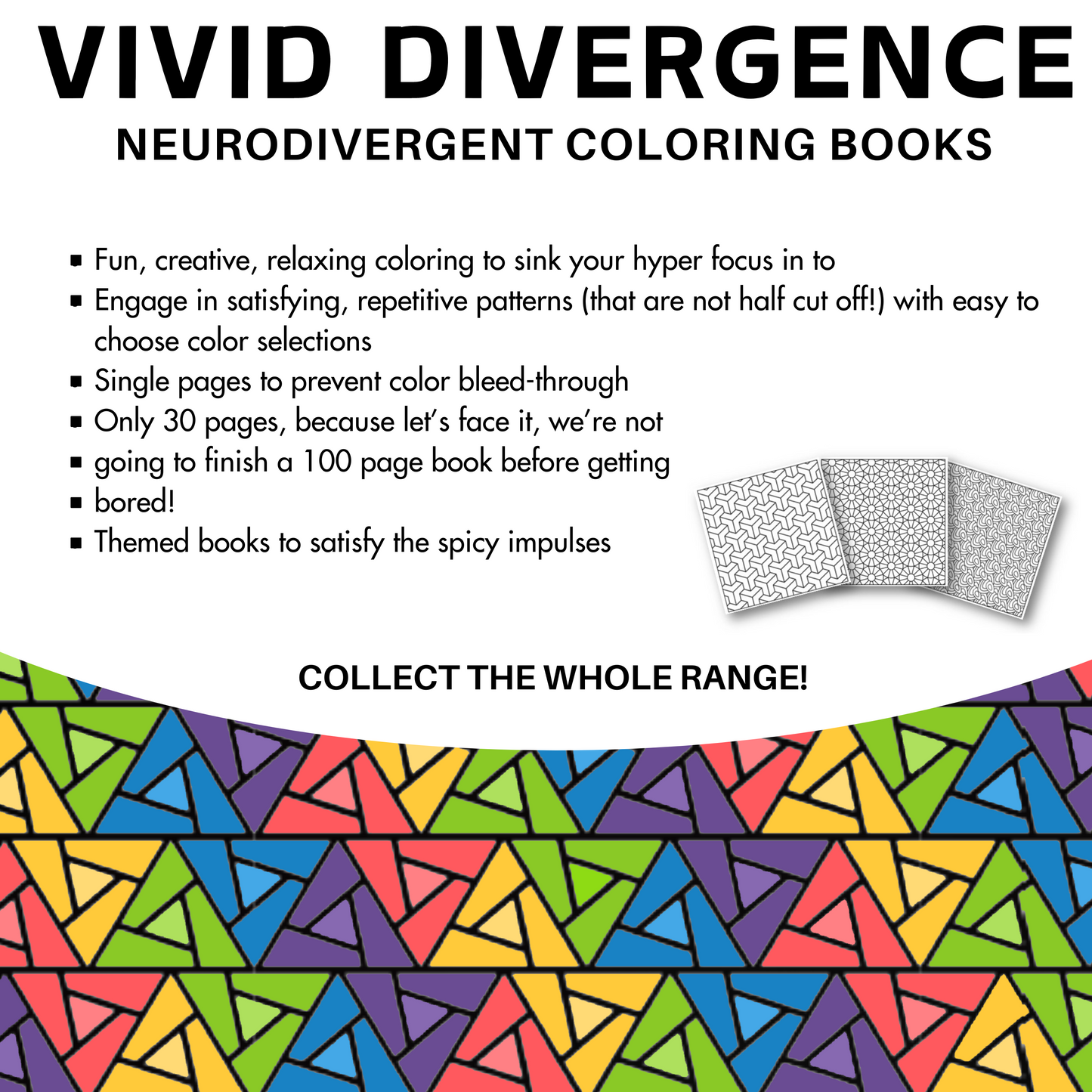 Neurodivergent Coloring Books | Geometric Hyperfocus