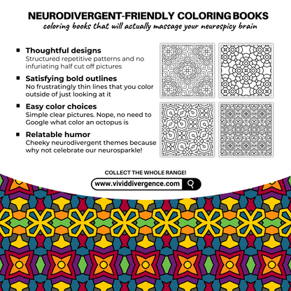 Neurodivergent Coloring Books | Kaleidofixation