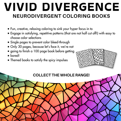 Neurodivergent Coloring Books | Mindful (but actually) Mosaics