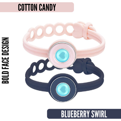 Touch Connect Bracelets | Pair of Connective Interactive Bracelets | Gummy Hearts