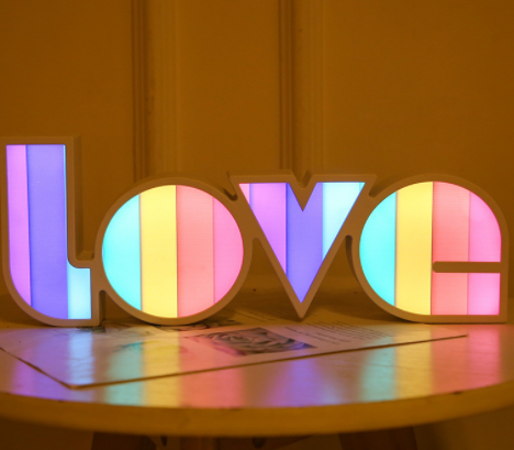 Love Rainbow LED Light - Vivid Divergence