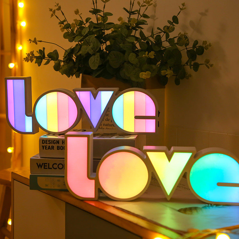 Love Rainbow LED Light - Vivid Divergence