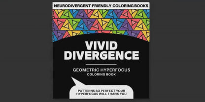 Neurodivergent Coloring Books | Geometric Hyperfocus