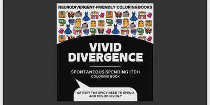 Neurodivergent Coloring Books | Spontaneous Spending Itch